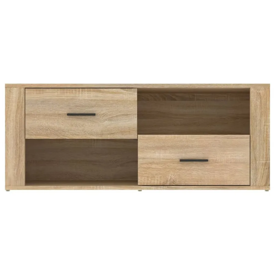 Meuble TV Chêne sonoma 100x35x40 cm Bois d'ingénierie - 6