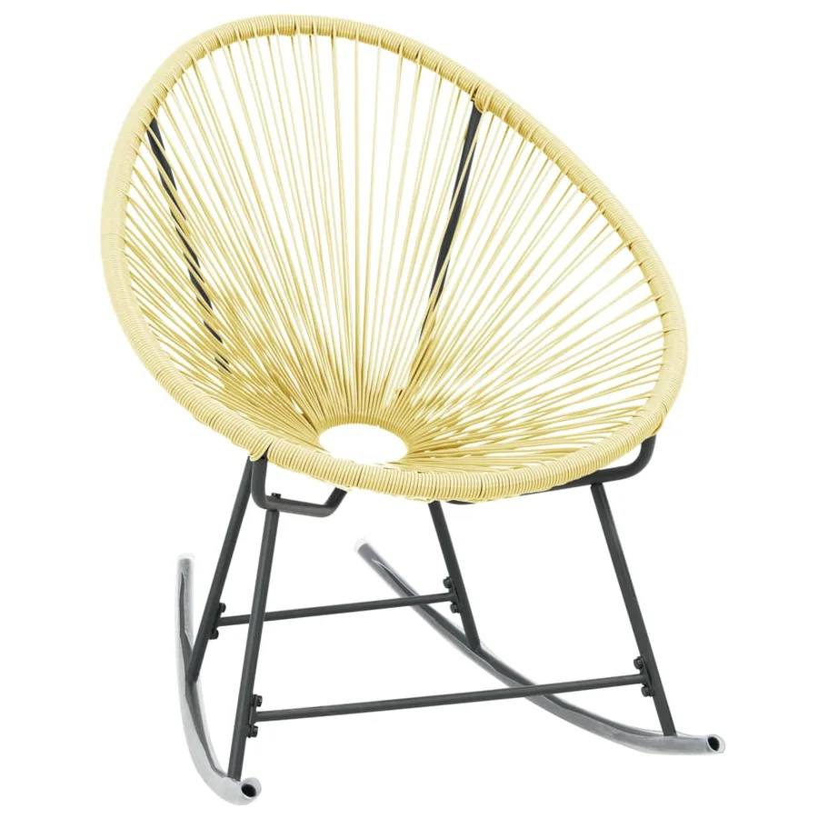 Chaise d'extérieur Acapulco Résine tressée Beige - 2