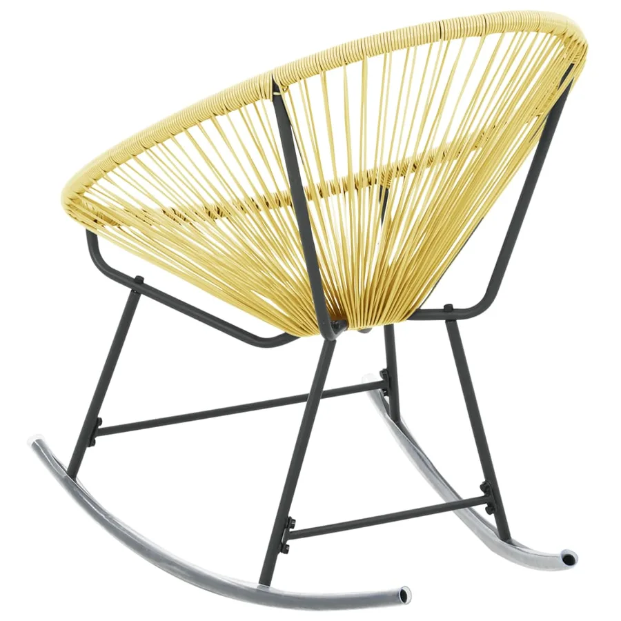 Chaise d'extérieur Acapulco Résine tressée Beige - 5