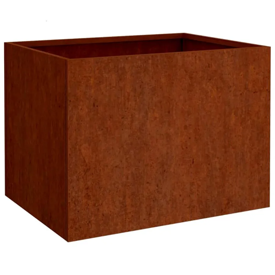 Jardinière 62x47x46 cm acier corten - 2