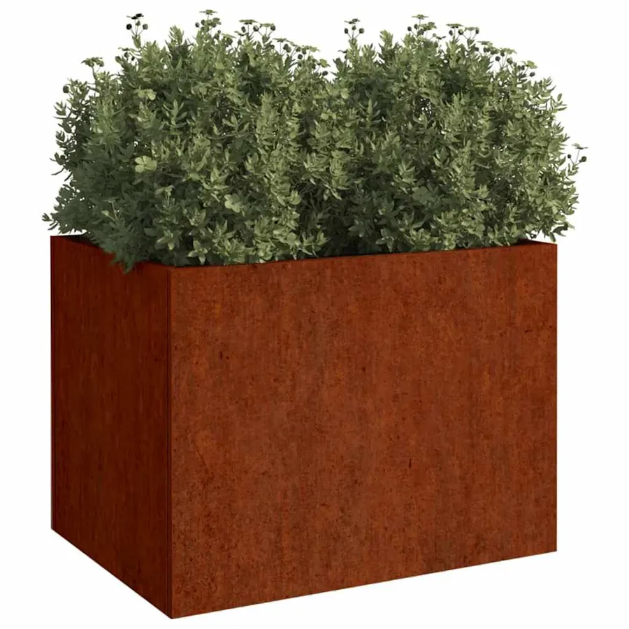 Jardinière 62x47x46 cm acier corten - 3