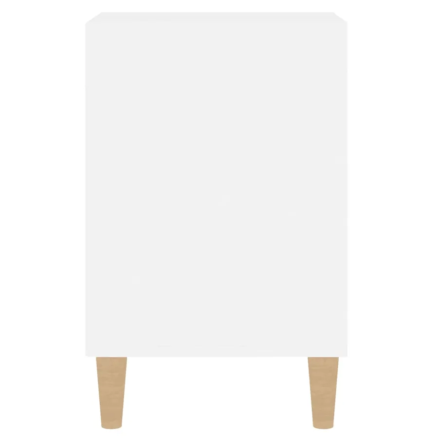 Meuble TV Blanc 100x35x55 cm Bois d'ingénierie - 7