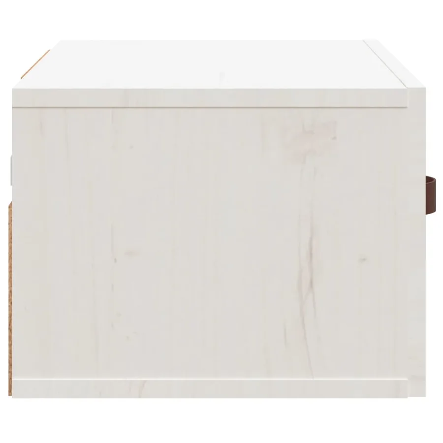 Table de chevet murale Blanc 40x29,5x22 cm - 6