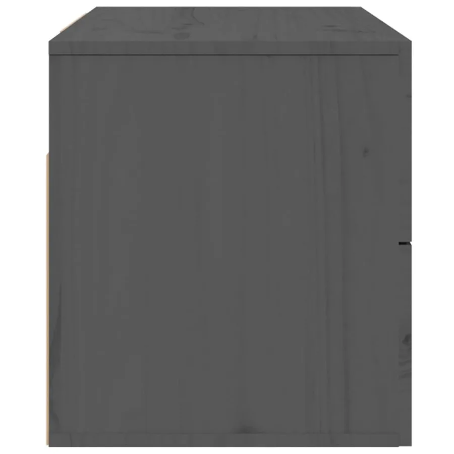Tables de chevet murales 2 pcs Gris 50x36x40 cm - 7