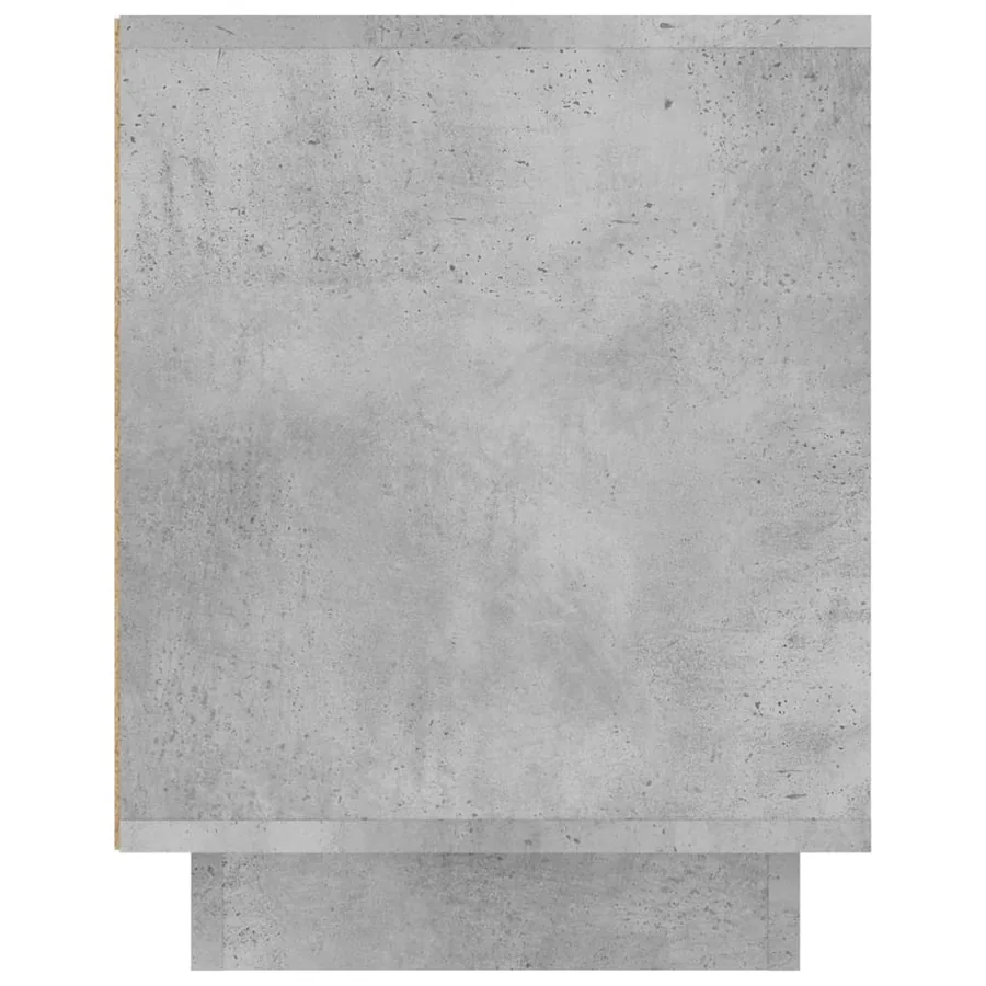 Meuble TV gris béton 102x35x45 cm bois d'ingénierie - 8