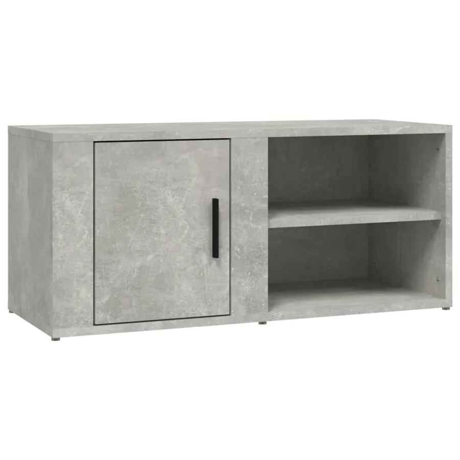 Meubles TV 2 pcs Gris béton 80x31,5x36 cm Bois d'ingénierie - 6