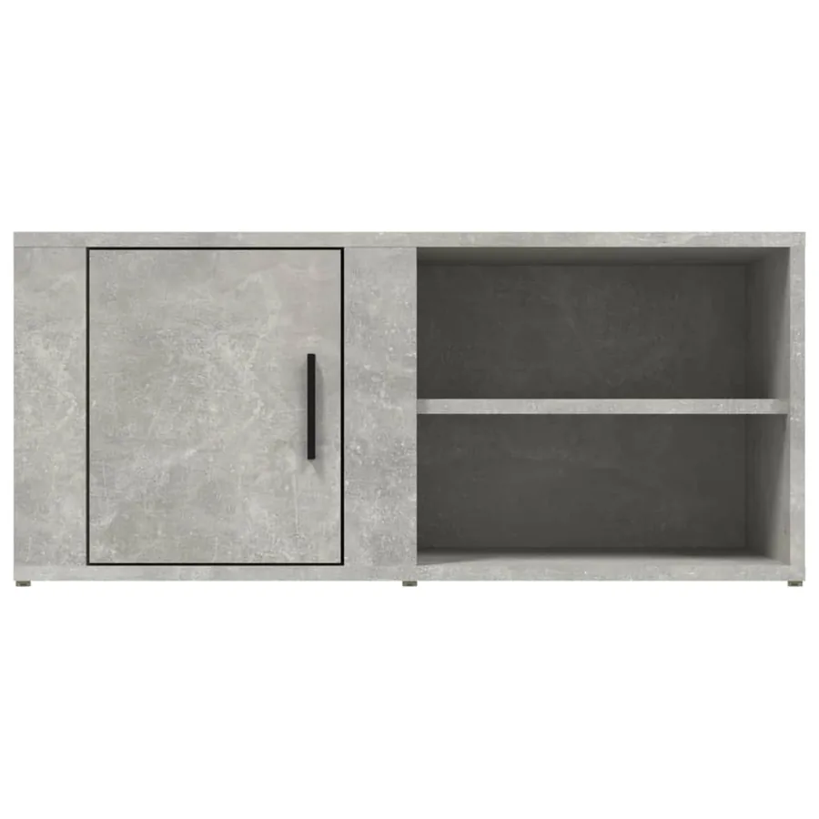 Meubles TV 2 pcs Gris béton 80x31,5x36 cm Bois d'ingénierie - 7