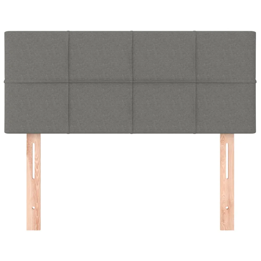 Tête de lit Gris foncé 90x5x78/88 cm Tissu - 3