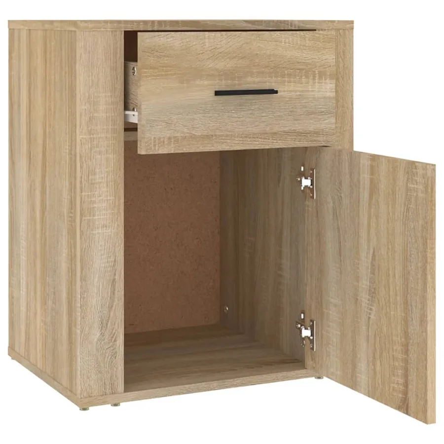Table de chevet Chêne sonoma 50x36x60 cm Bois d'ingénierie - 7