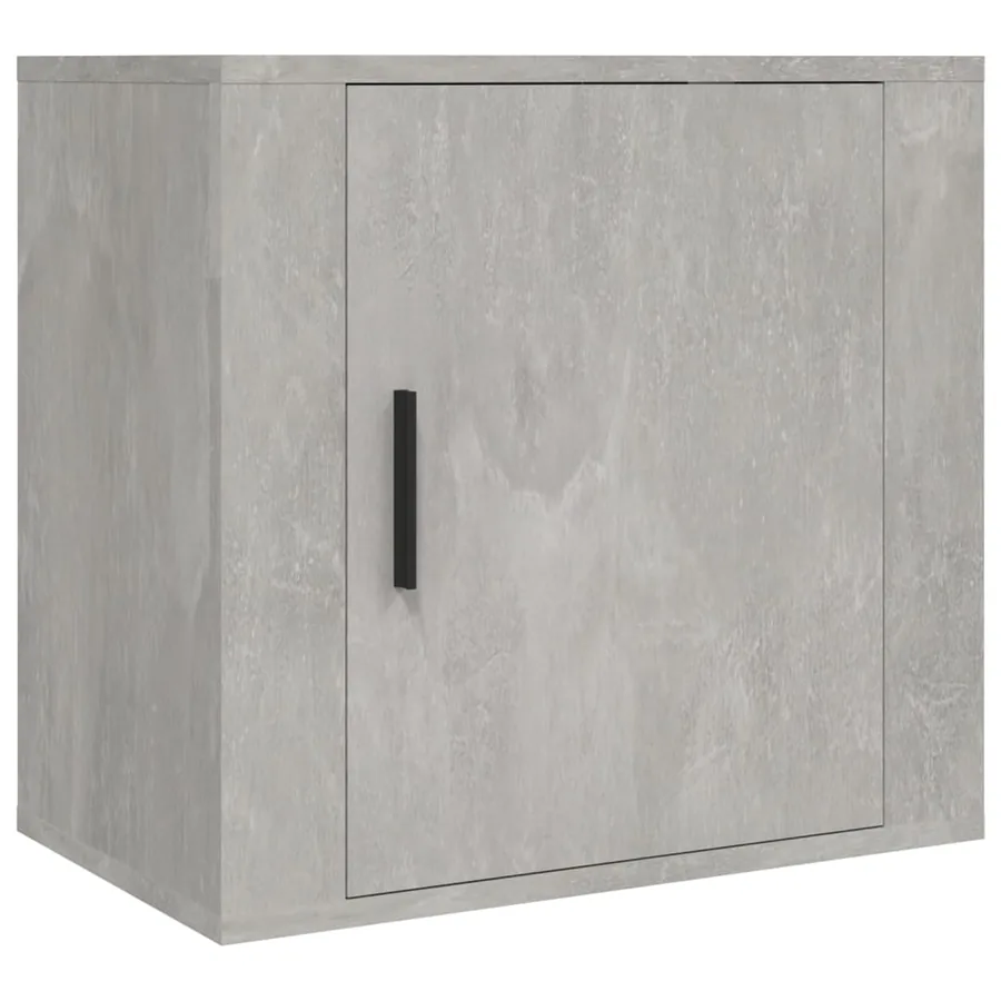 Tables de chevet murales 2 pcs Gris béton 50x30x47 cm - 5