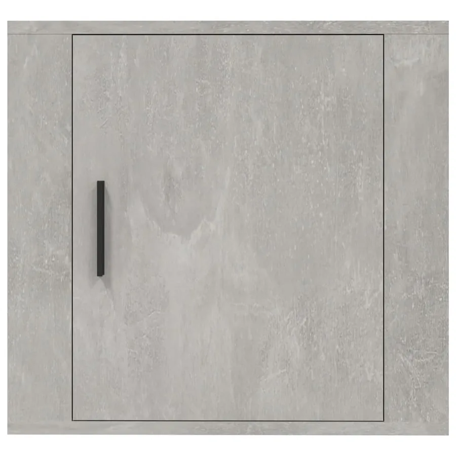 Tables de chevet murales 2 pcs Gris béton 50x30x47 cm - 6