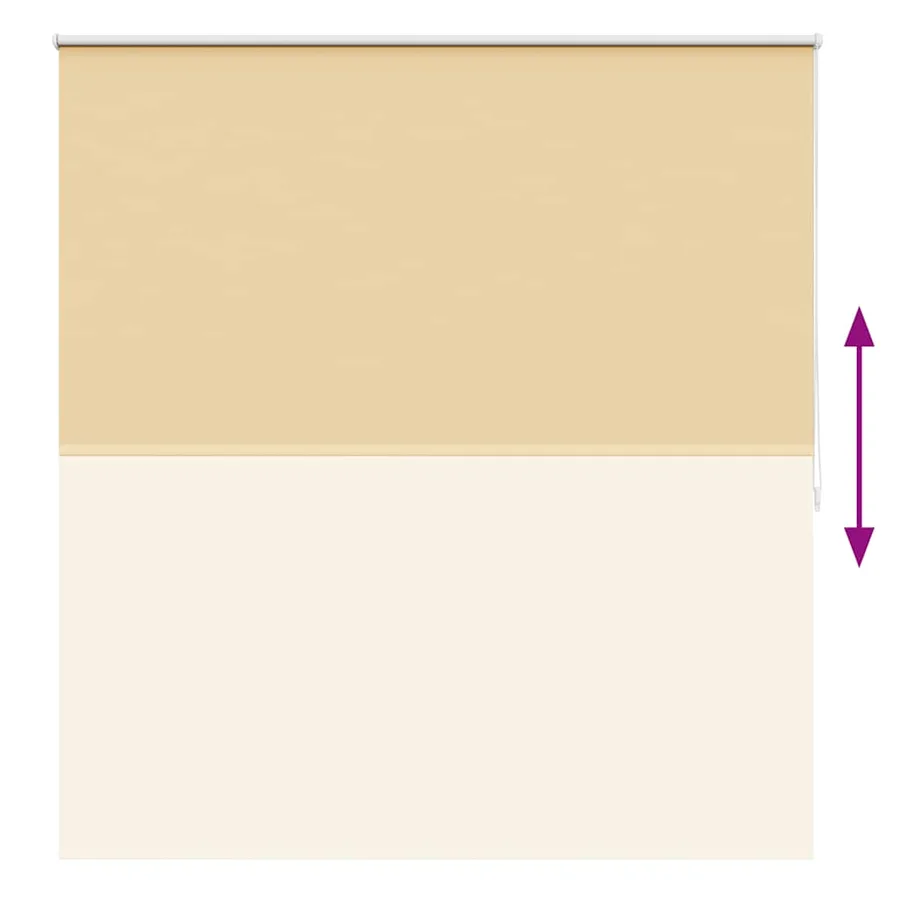 Store enrouleur occultant 144,4 x 175 cm, largeur du tissu 140 cm, beige - 9