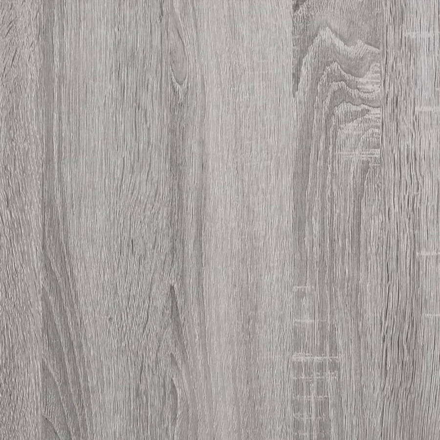 Armoire TV suspendue Sonoma gris 80x36x25 cm Bois d'ingénierie - 9