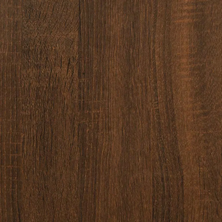 Coiffeuse avec LED chêne marron 90x50x132,5cm bois d'ingénierie - 13