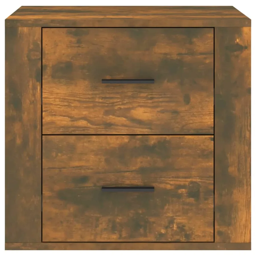 Table de chevet Chêne fumé 50x39x47 cm - 6