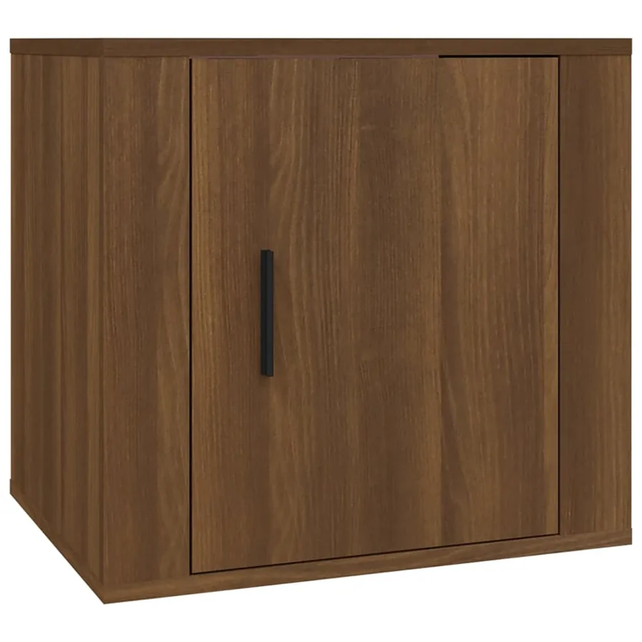 Table de chevet Chêne marron 50x39x47 cm - 2