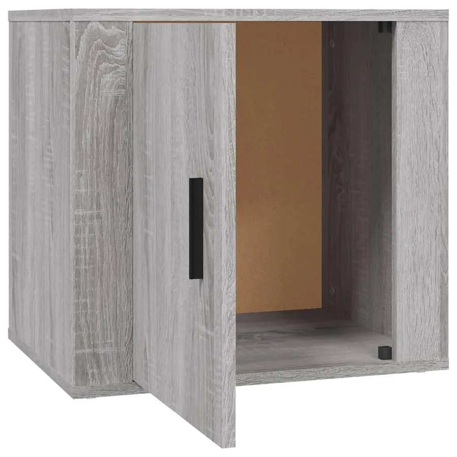 Table de chevet Sonoma gris 50x39x47 cm - 7