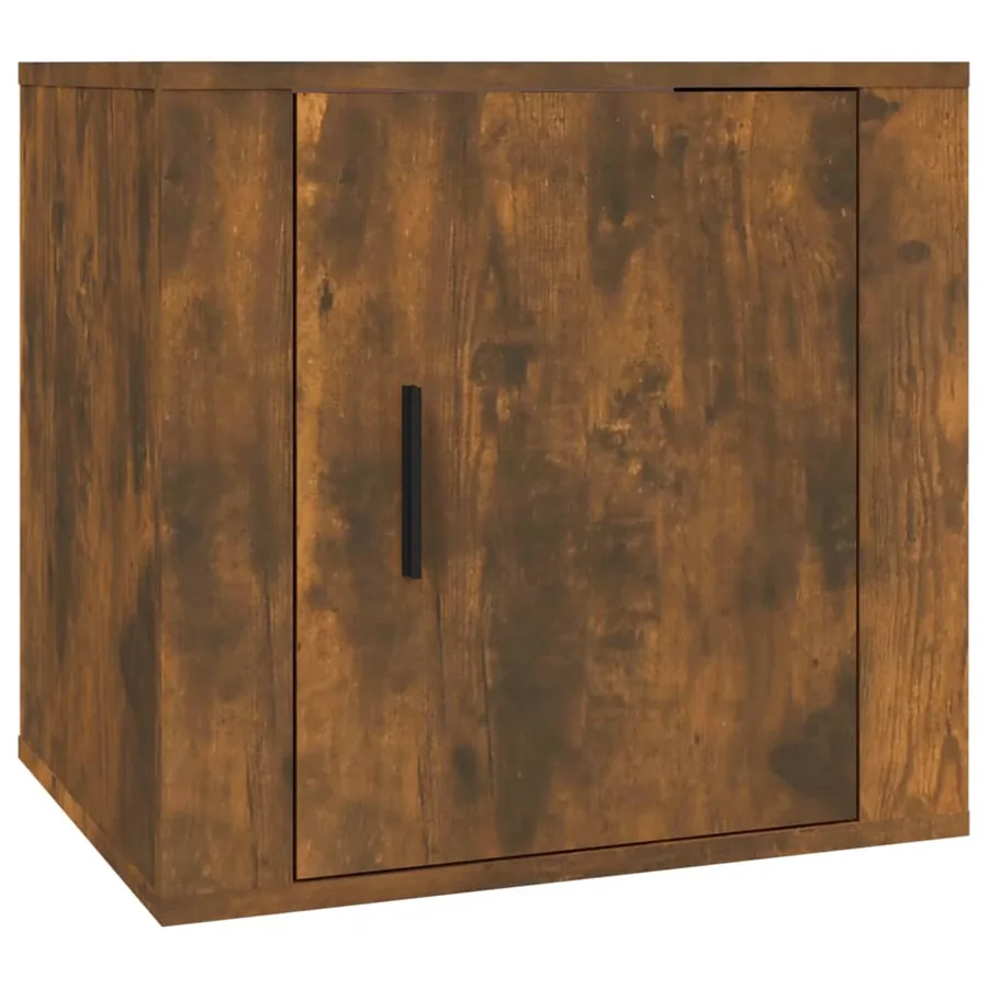 Table de chevet Chêne fumé 50x39x47 cm - 2