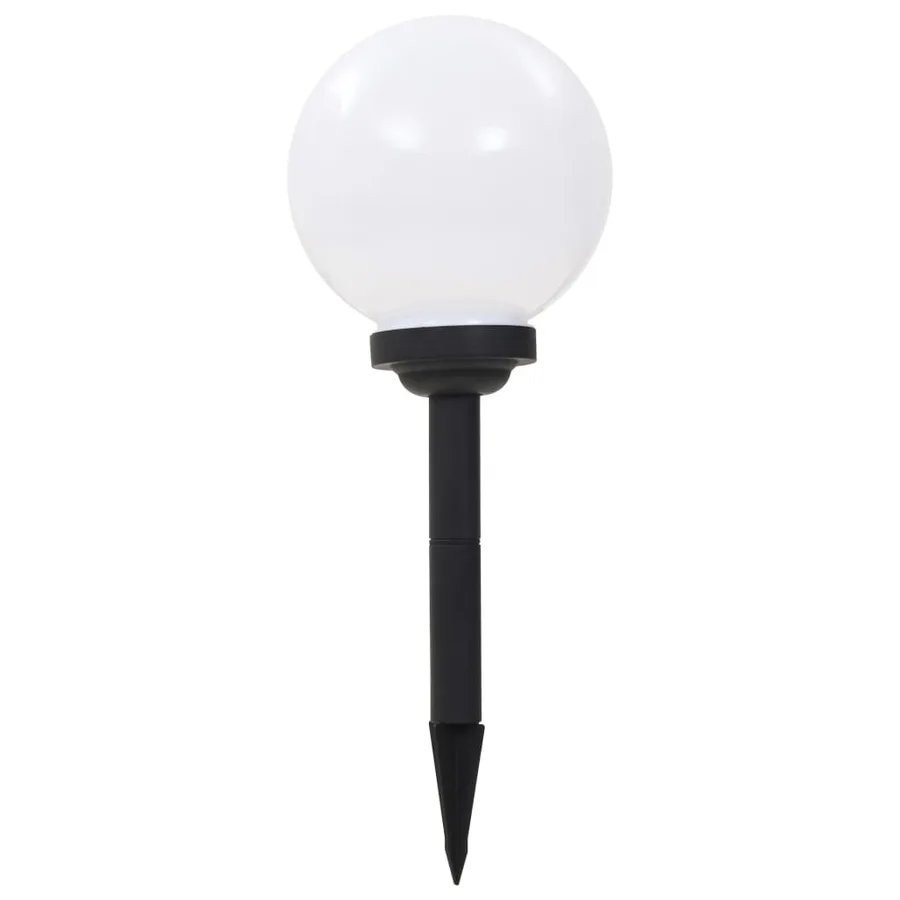 Lampe LED sphérique solaire d'extérieur 3 pcs 20 cm RVB - 2