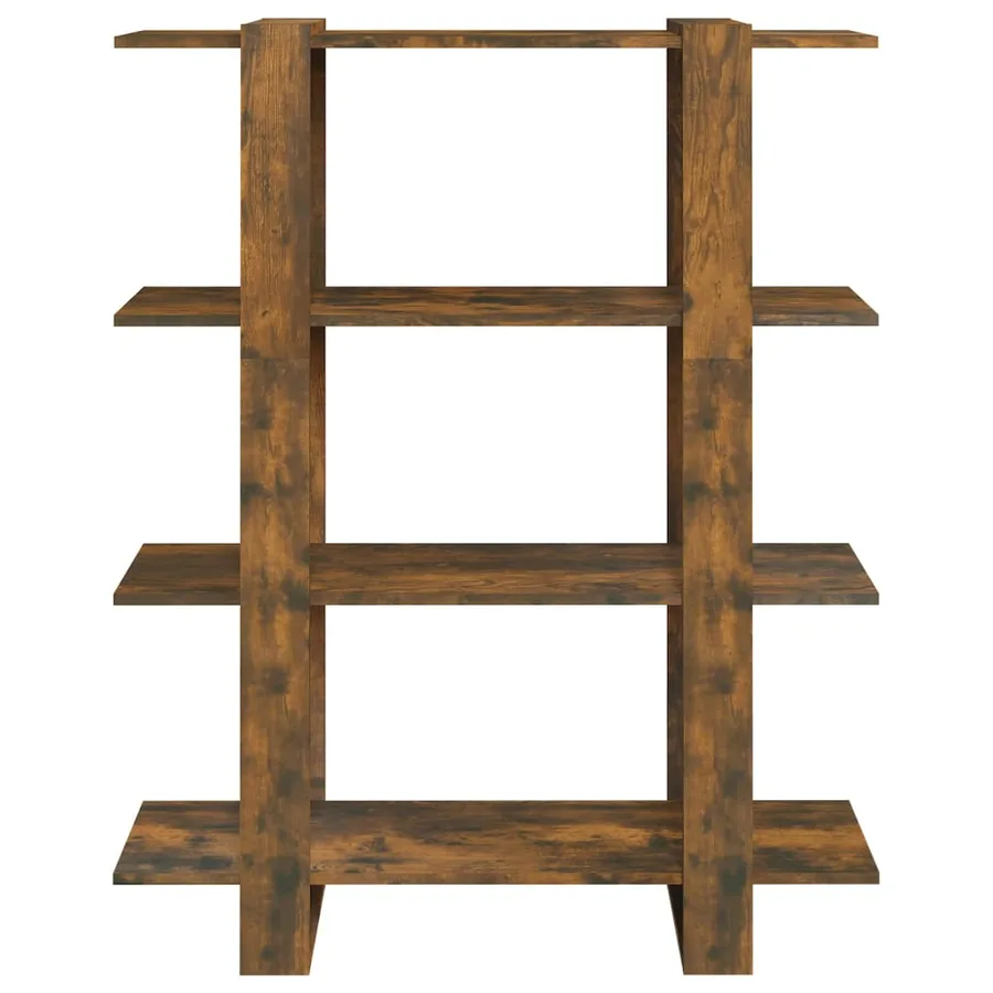 Bibliothèque/Séparateur de pièce Chêne fumé 100x30x123,5 cm - 3