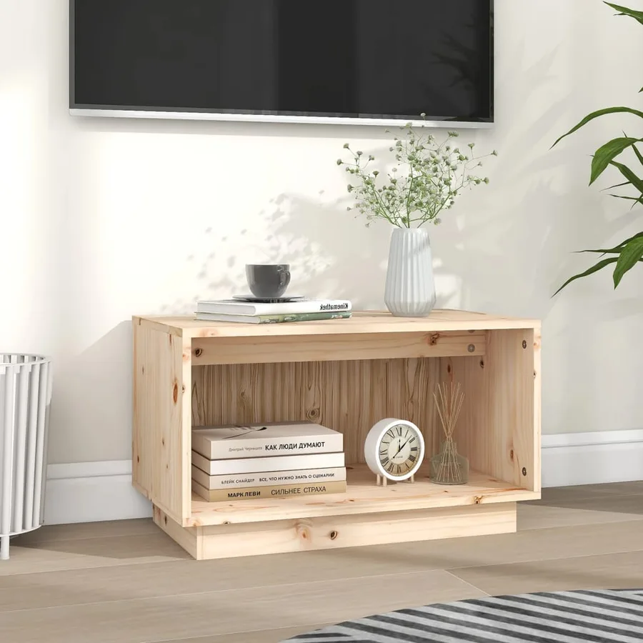 Meuble TV 60x35x35 cm Bois de pin massif - 6