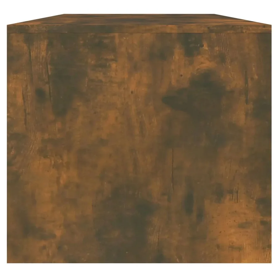 Table basse Chêne fumé 102x50x45 cm Bois d'ingénierie - 7