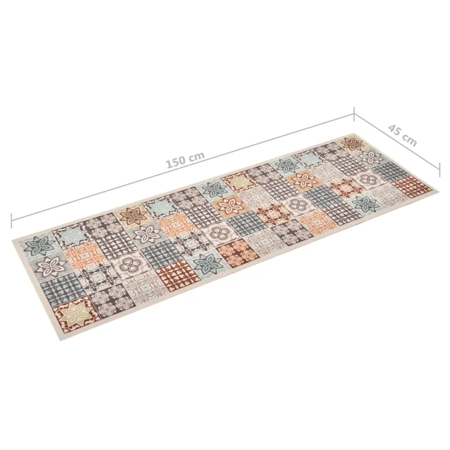 Tapis de cuisine lavable Couleur mosaïque 45x150 cm - 5