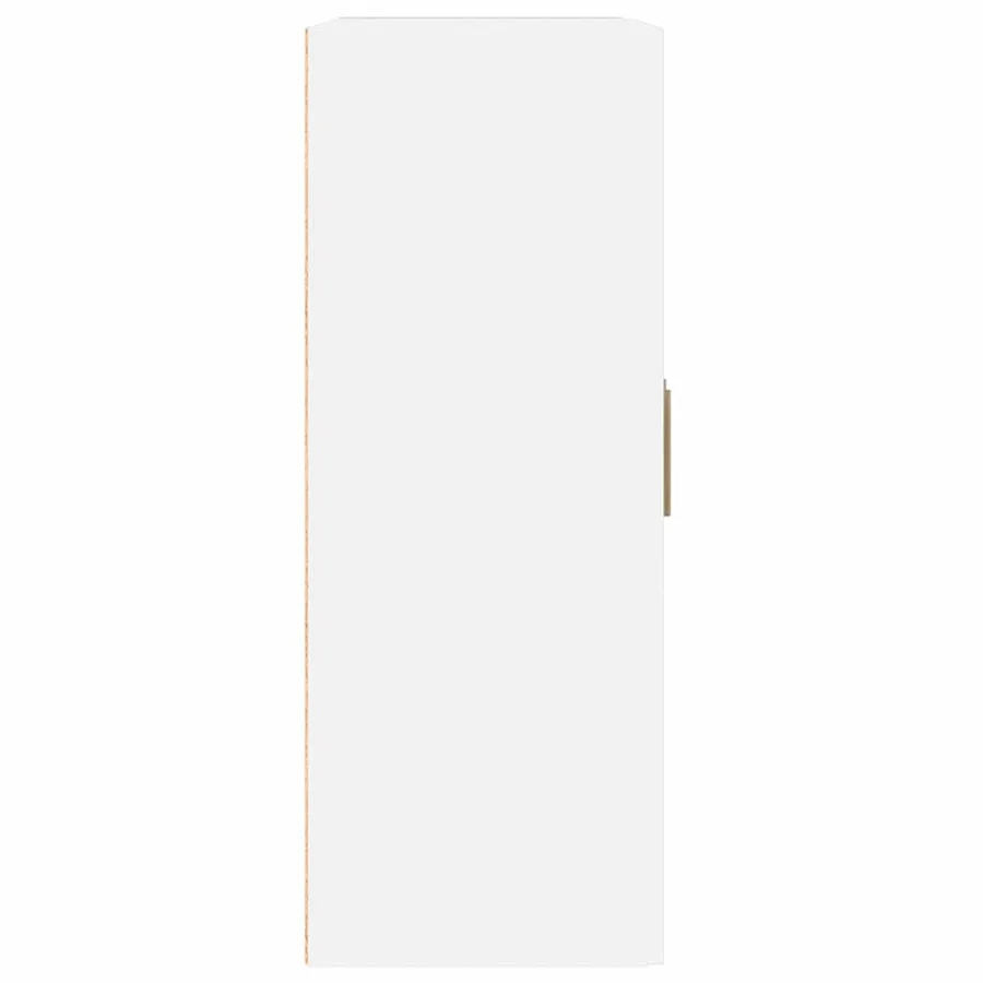 Armoire murale blanc 69,5x32,5x90 cm bois d'ingénierie - 7