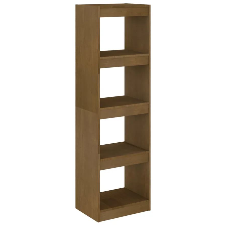 Bibliothèque/Séparateur de pièce Marron miel 40x30x135,5 cm Pin - 2