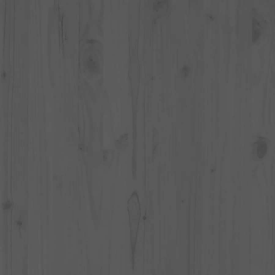 Salon de jardin 2 pcs gris bois de pin massif - 9