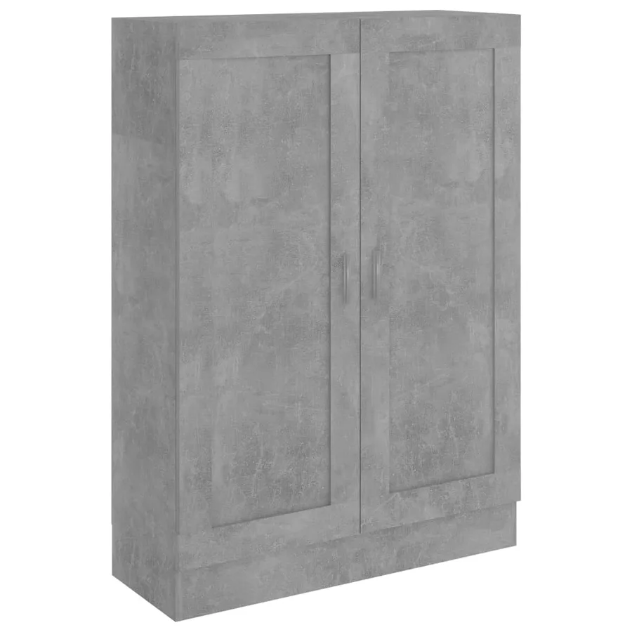 Bibliothèque Gris béton 82,5x30,5x115 cm Bois d'ingénierie - 2