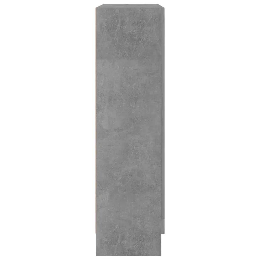 Bibliothèque Gris béton 82,5x30,5x115 cm Bois d'ingénierie - 6