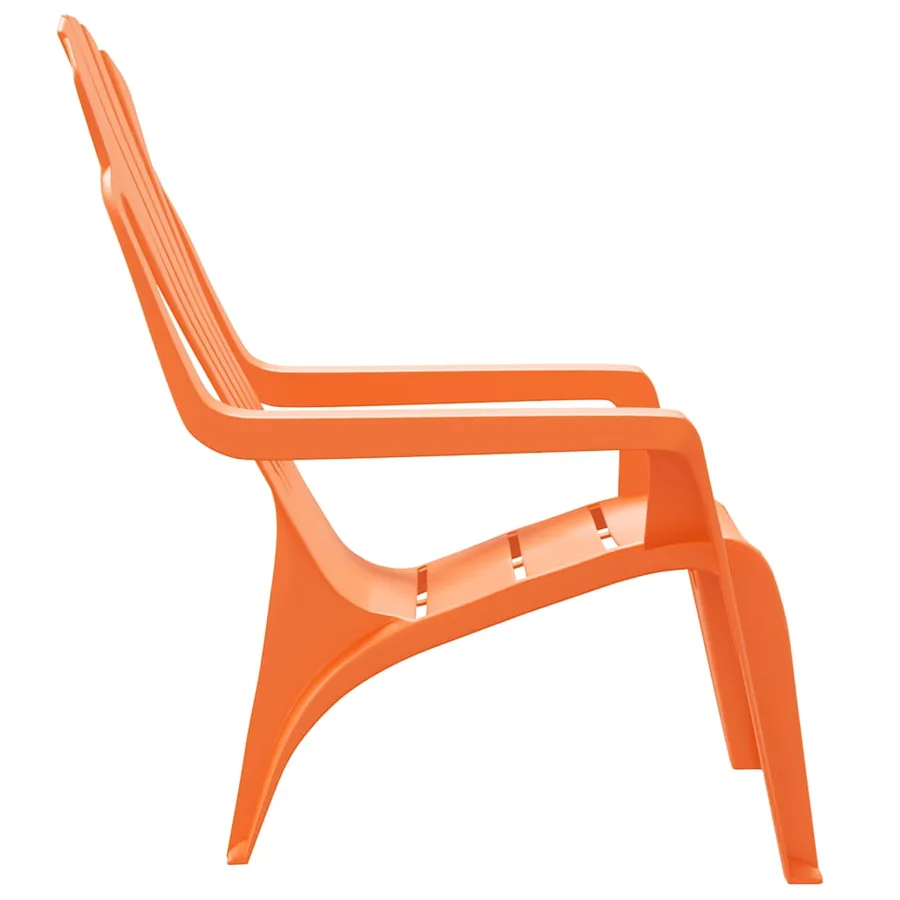 Chaises de jardin pour enfants lot de 2 orange 37x34x44 cm PP - 5