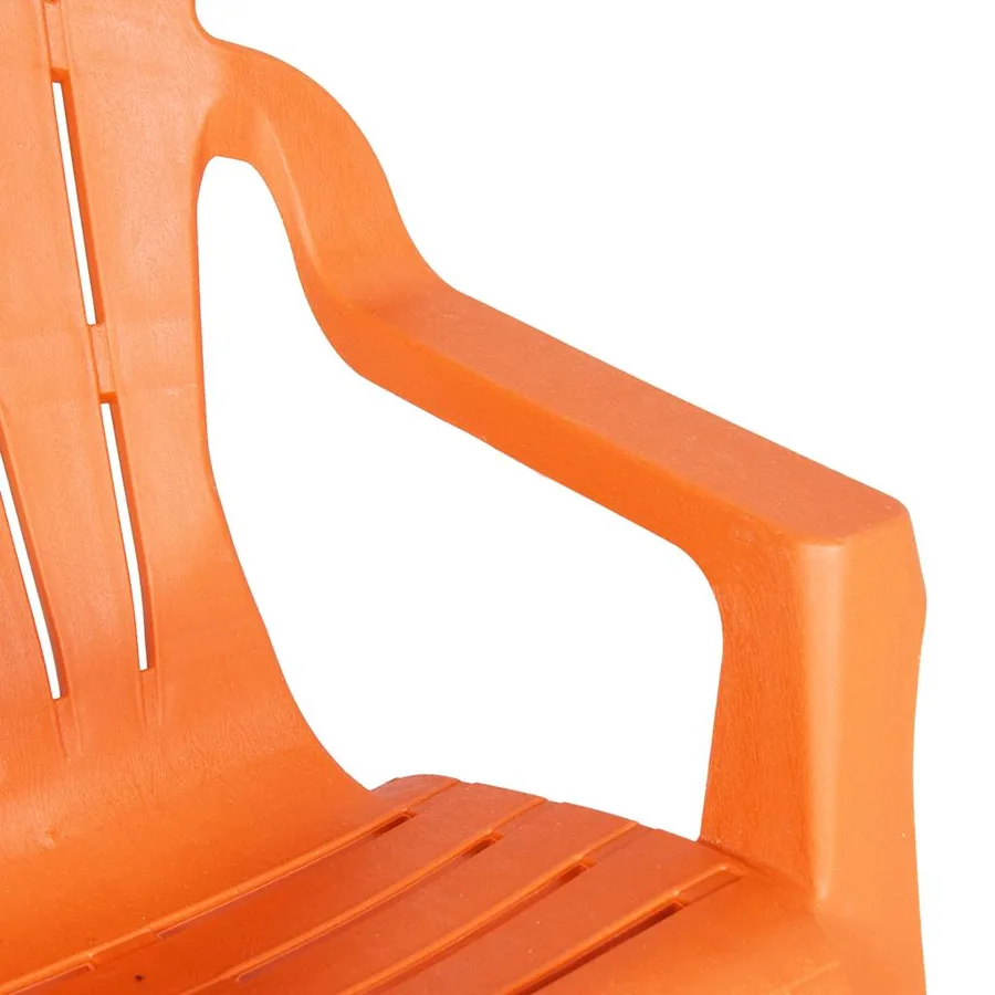 Chaises de jardin pour enfants lot de 2 orange 37x34x44 cm PP - 7
