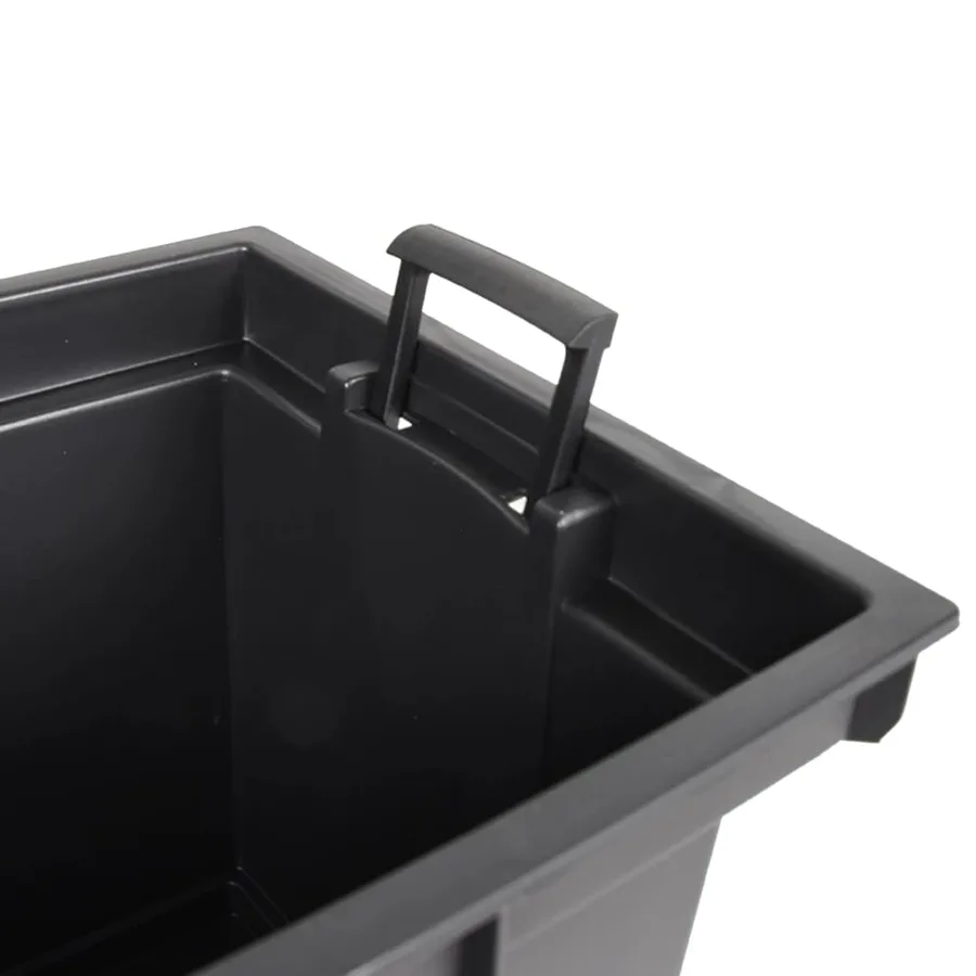 Jardinière et intérieur amovible anthracite 12 /44 L rotin PP - 7