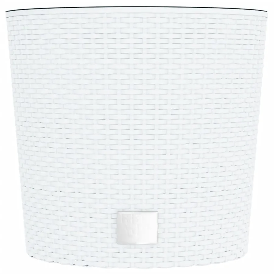 Jardinière et intérieur amovible blanc 15 /15,3 L rotin PP - 4