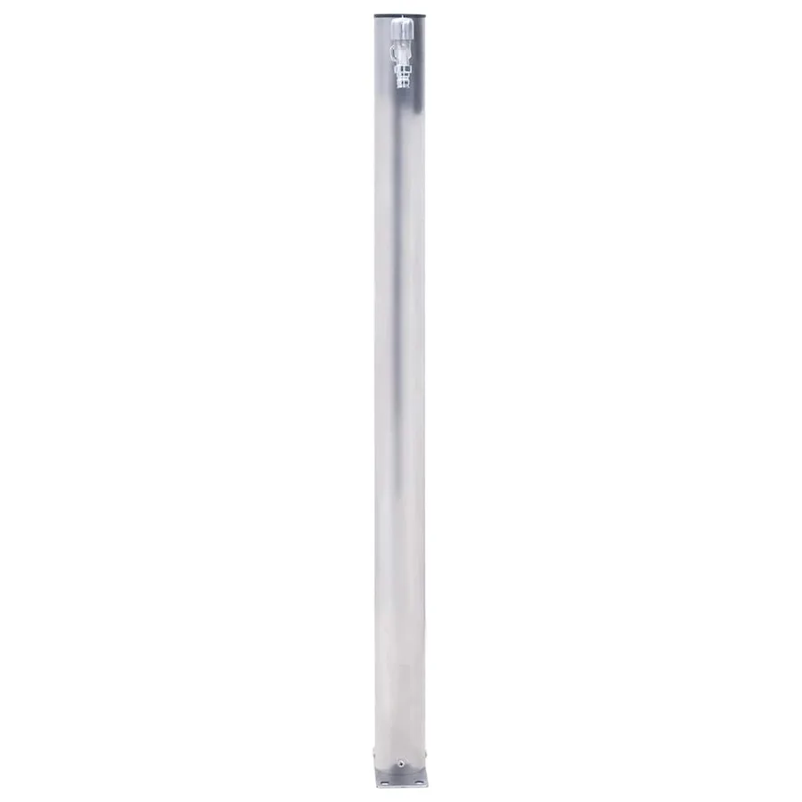 Colonne à eau de jardin 60 cm acier inoxydable rond - 2