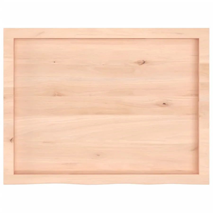 Étagère murale 80x60x(2-6) cm bois de chêne massif non traité - 5