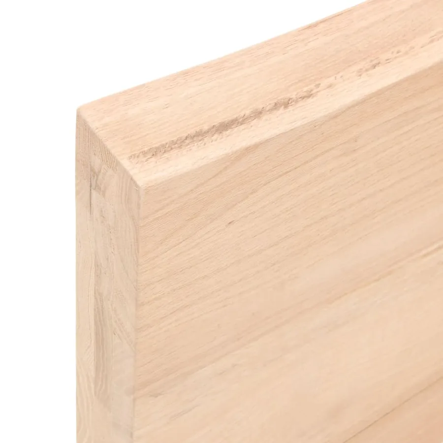 Étagère murale 80x60x(2-6) cm bois de chêne massif non traité - 8