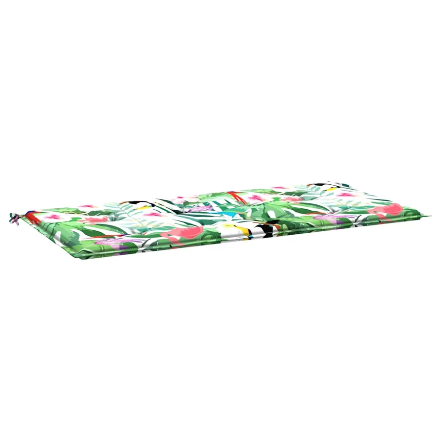 Coussin de banc de jardin multicolore 120x50x3 cm tissu oxford - 2