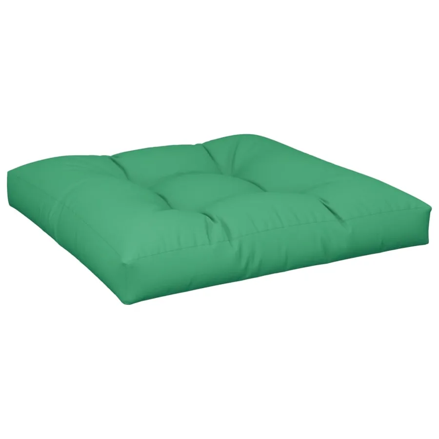 Coussins de palette lot de 2 vert tissu - 4