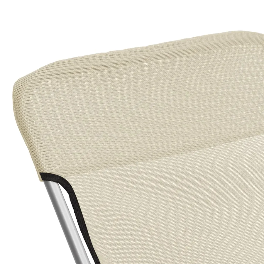 Chaises plage pliantes lot de 2 textilène acier enduit poudre - 9