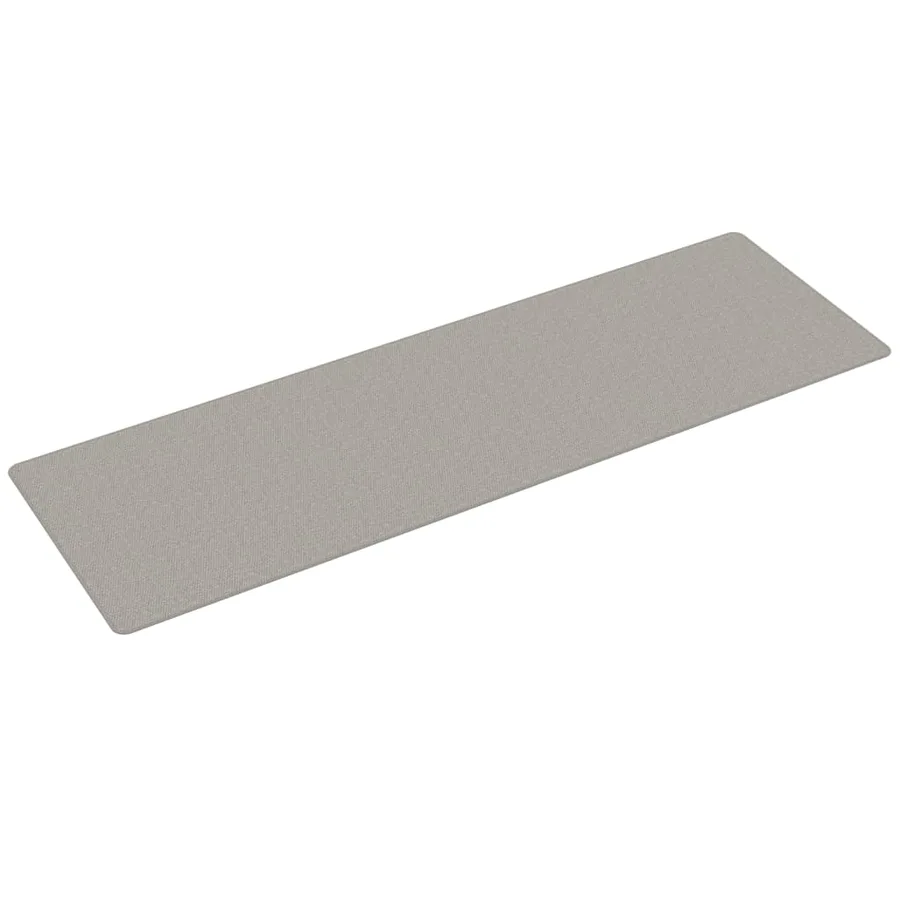 Tapis de couloir aspect sisal platina 80x250 cm - 2