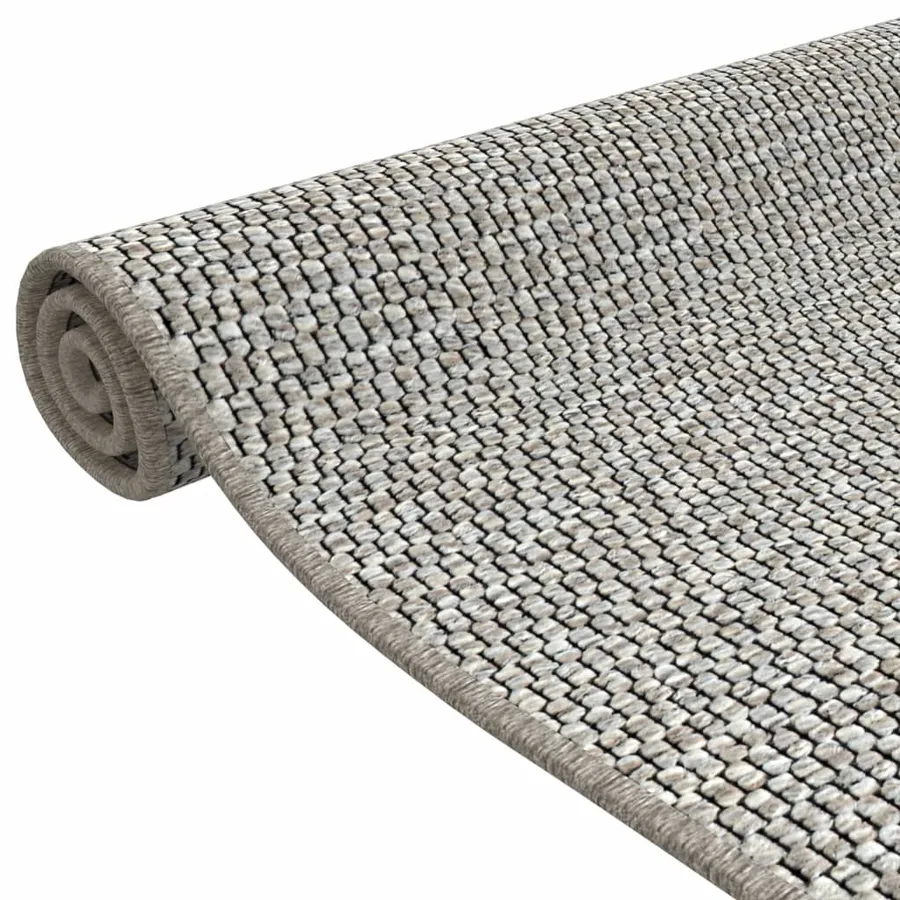 Tapis de couloir aspect sisal platina 50x150 cm - 5