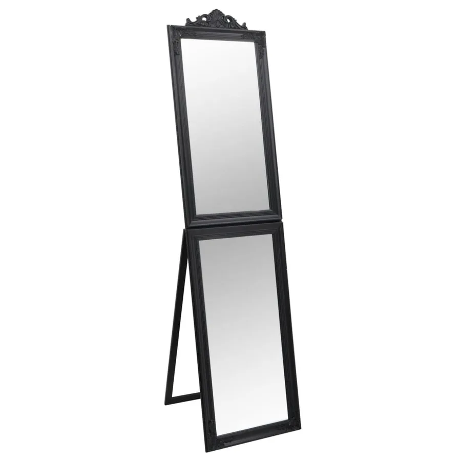 Miroir sur pied Noir 40x160 cm - 2