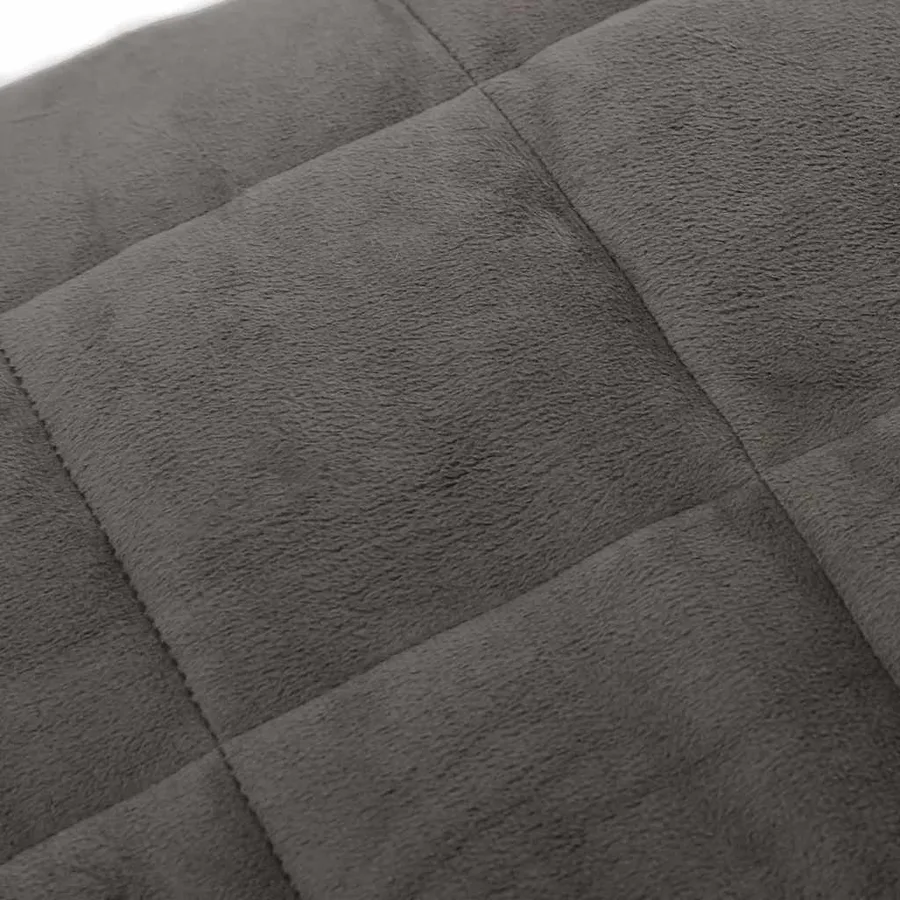 Couverture lestée Gris 235x290 cm 15 kg Tissu - 5
