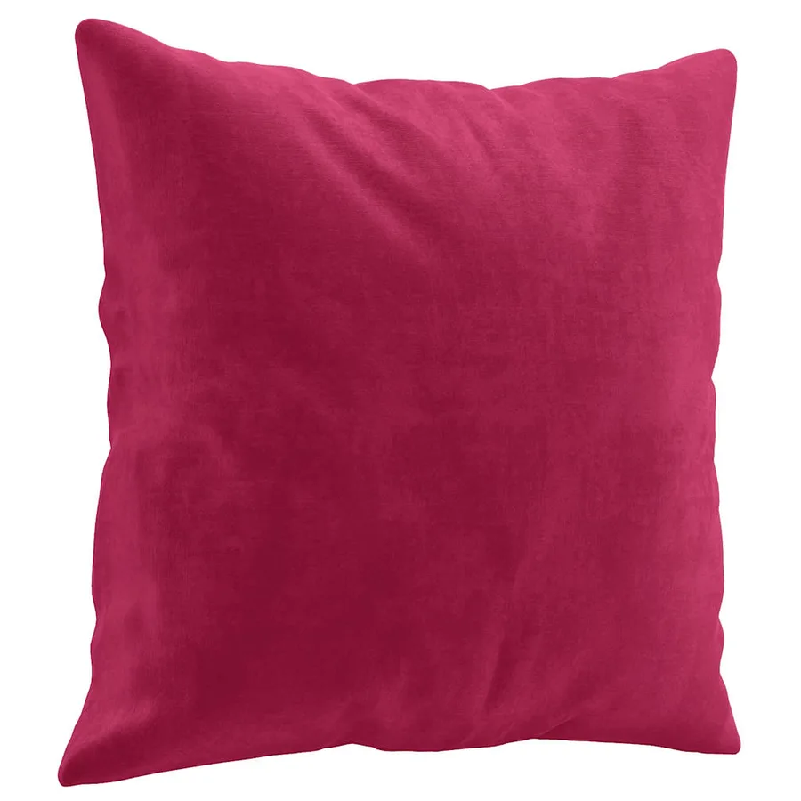 Coussins décoratifs lot de 2 Rouge bordeaux 40x40 cm Velours - 3