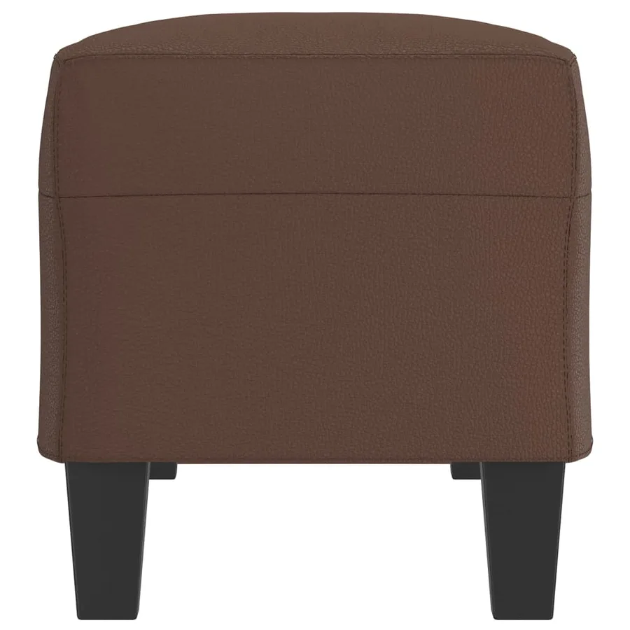 Banc Marron 100x35x41 cm Similicuir - 4