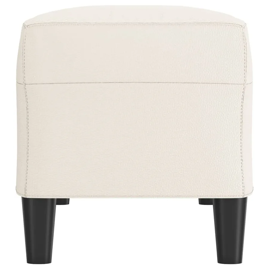 Banc Crème 100x35x41 cm Similicuir - 4