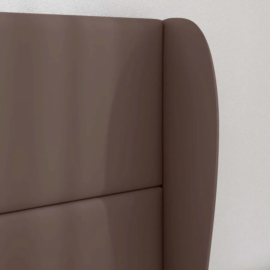 Oreille de tête de lit Tan 80 x 23 x 6 cm PVC - 4